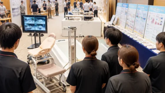介護現場の負担軽減を掲げるICT展示 導入と運用の課題は何か