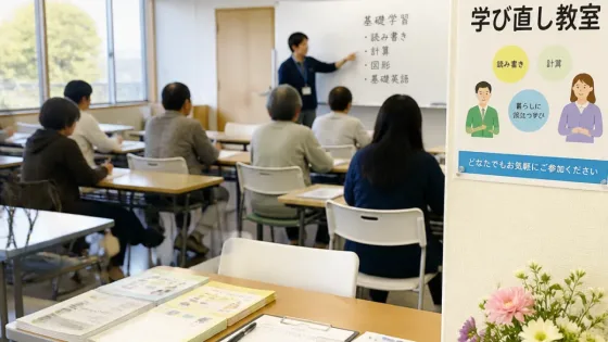 苫小牧で義務教育を十分受けられなかった人ら向けの学び直し教室が始動