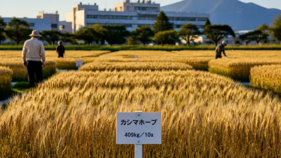 つくば発：麦茶用大麦の新品種「カシマホープ」を農研機構が開発