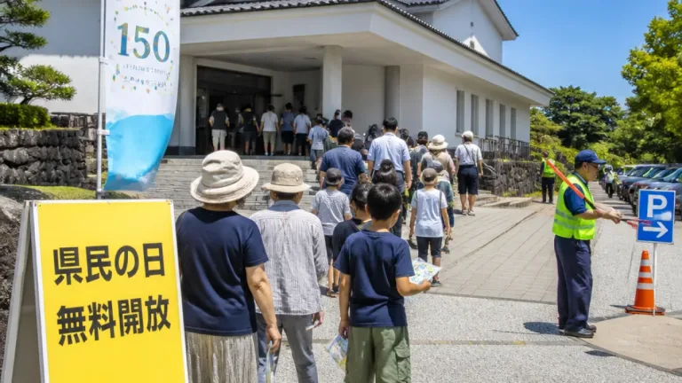 県民の日に合わせ120施設を無料開放、8月21日中心に実施
