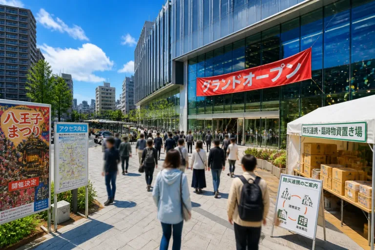 八王子：イオン八王子滝山の開業と市の連携で街の利便性に変化