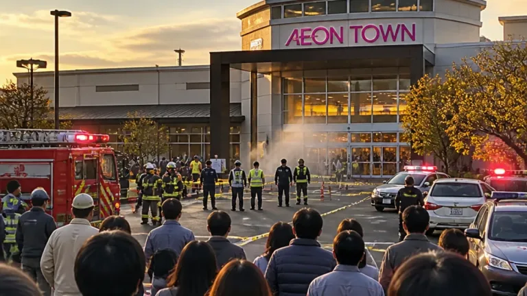 イオンタウン市原でガス漏れか 来館者ら全員避難、けが人なし