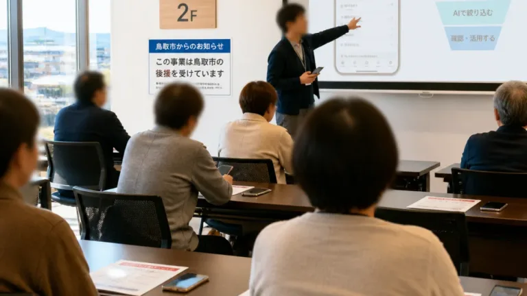 スマホとAIで不動産を学ぶ市民向け講座、鳥取市後援で9月開催