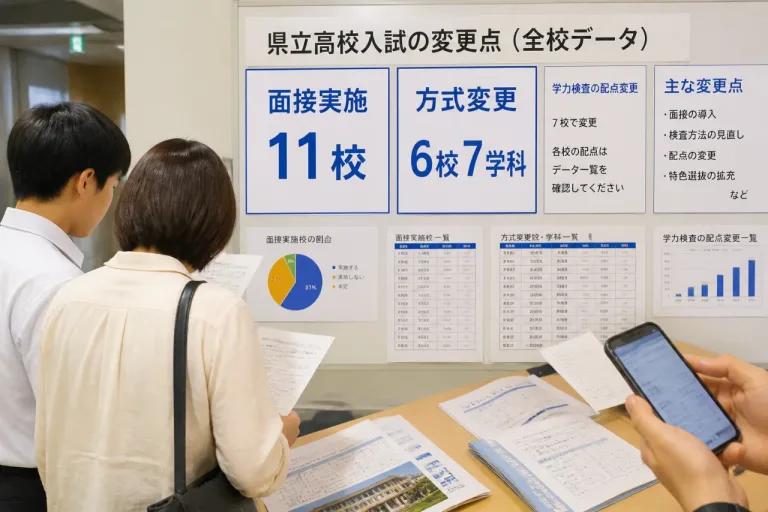 公立高入試で面接実施は11校のみ 方式変更が一部校の合否に影響