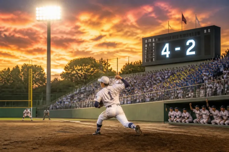 明石南の東根が熱投、明石の夏をつなぐ勝利