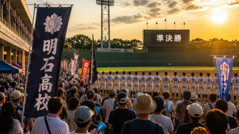明石商、高校野球準決勝組み合わせに 地域の期待高まる