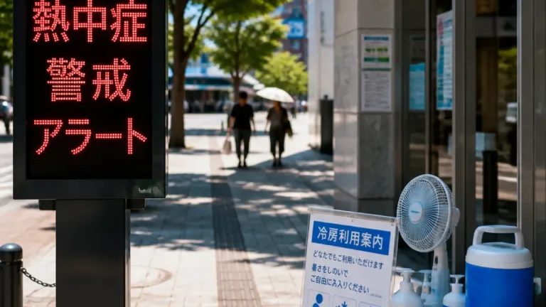 秋田県で今季初の熱中症警戒アラート発表