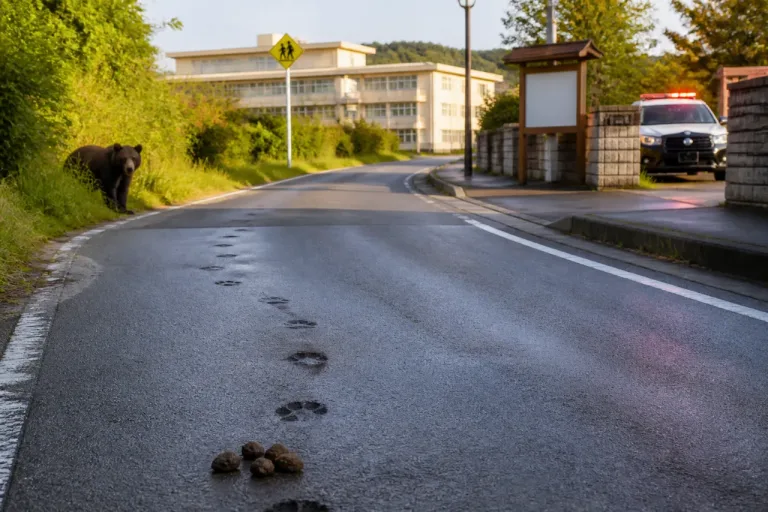 秋田市内の小学校近くでクマ目撃 登下校時の注意呼び掛け