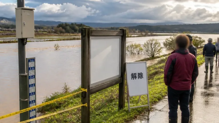 秋田・雄物川上流で氾濫注意報解除 今後も堤防周辺は警戒を