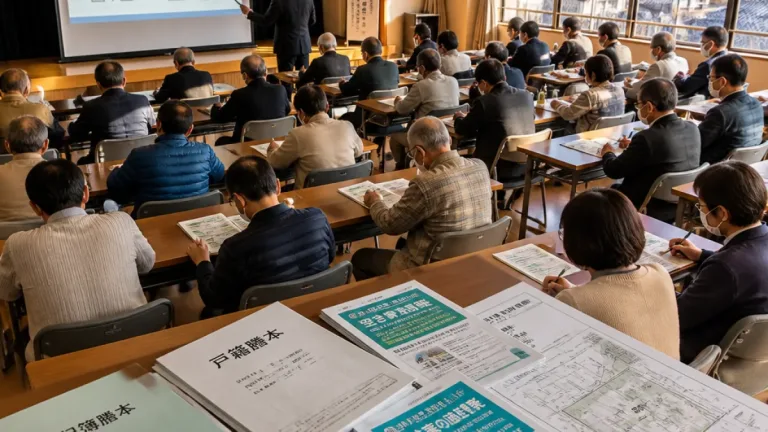 空き家対策めぐり住民向け勉強会 手続きと地域影響を司法書士が解説