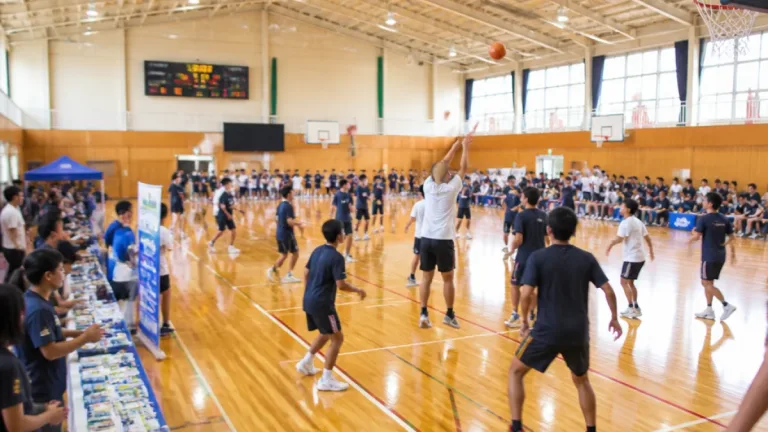 プロ選手が地元中学生と直接交流、長岡でバスケット教室実施