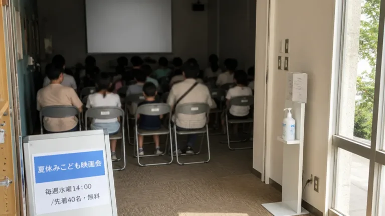 尼崎・中央図書館で夏休み子ども映画会、毎週水曜に無料上映