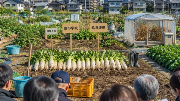 尼崎の都市農業を支える示唆、練馬「農の学校」視察が示した実践と課題