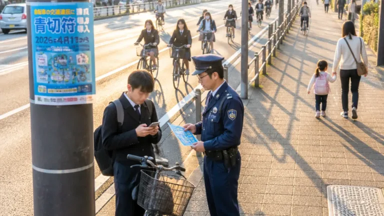 自転車の青切符開始3カ月 課題は「ながらスマホ」