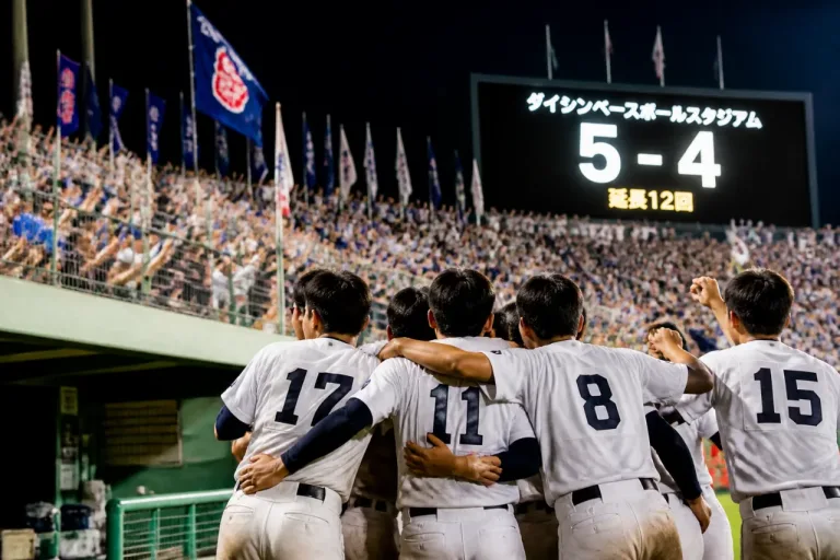 青森で高校野球大会開幕、延長の熱戦に観客が詰めかける