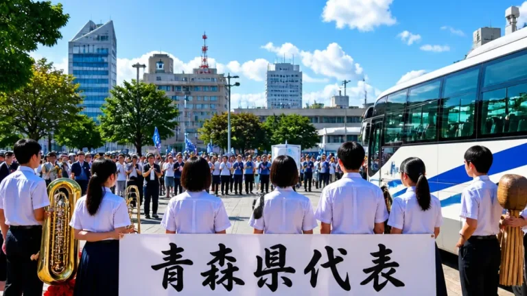 青森の高校生が全国舞台へ、県代表が出発式で意気込みを表明