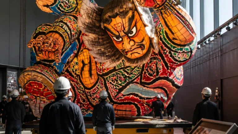 青森のワ・ラッセでねぶた入れ替え、祭り後の展示体制を切り替え