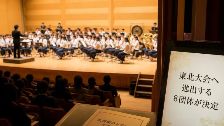 青森市で県吹奏楽コンクール開幕 東北へ進む8団体決定