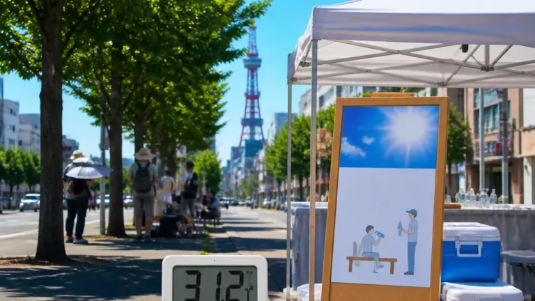旭川で真夏日続く予想、週末の熱中症対策を確認
