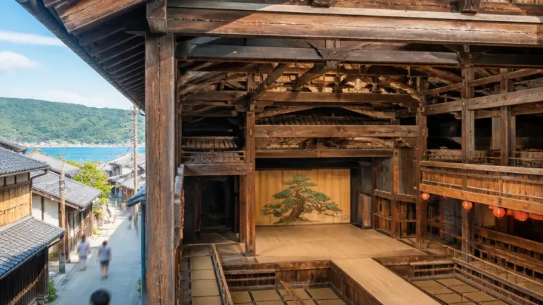 倉庫から甦った明治の芝居小屋「旭座」が公開中