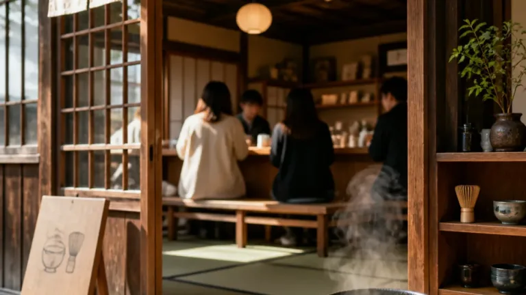 京町家改装の抹茶カフェが六角町にプレ開店