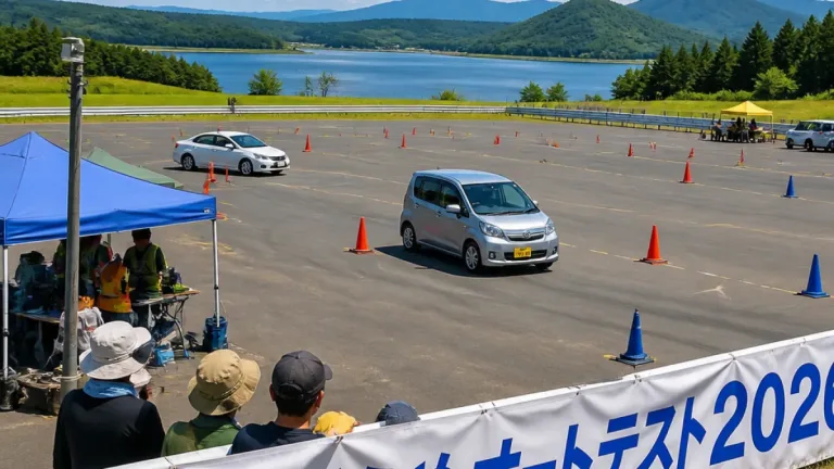 マイカーで参加できる入門モータースポーツ開催