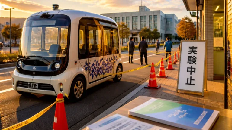 自動運転バス実験、5市が今年度中止