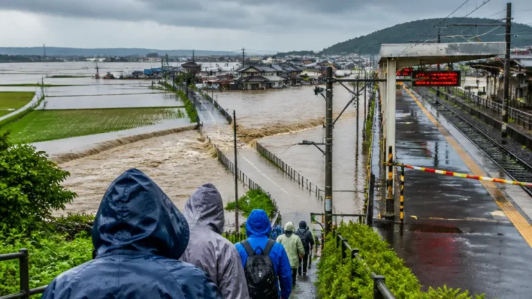 あわら・坂井にレベル3大雨警報 列車運休や浸水に警戒を