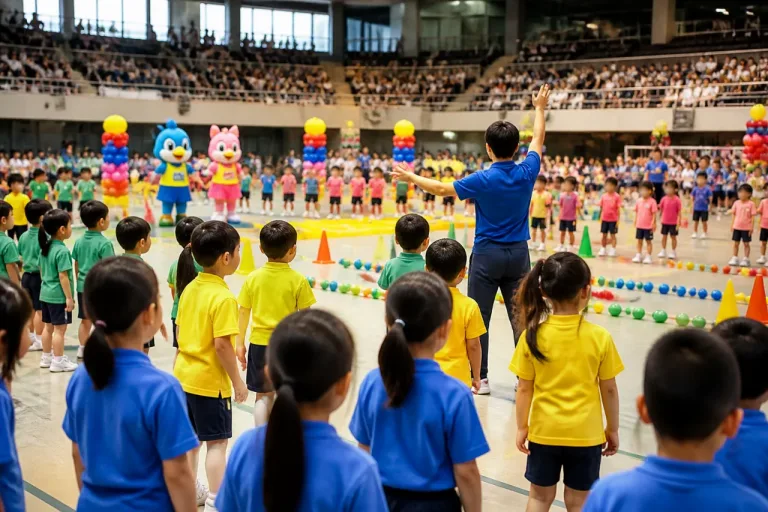 大津で「びわスポキッズフェス」 学生指導で子どもの運動機会拡大