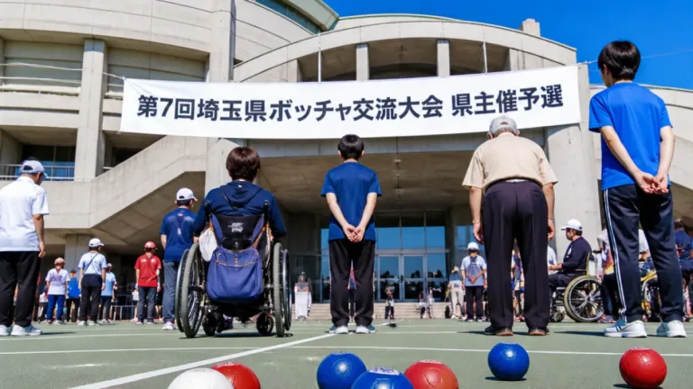 県主催のボッチャ予選、熊谷で参加チームを募集