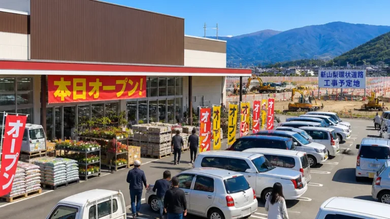 カインズ笛吹店が開業 地域商圏に新たな拠点