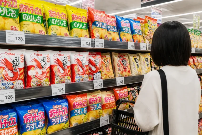 川口の消費に影響、カルビーが一部商品の表面フルカラー印刷を再開
