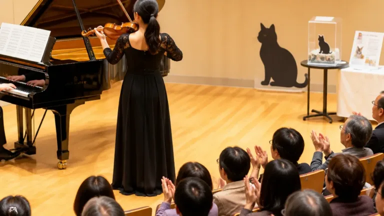 保護猫支援に奏でるチャリティー 郡山でコンサート