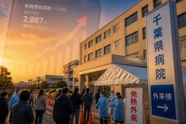 千葉県で感染者が急増 医療機関負担も上昇