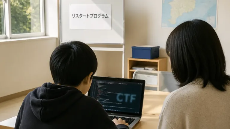 サイバー関与の少年に特化した立ち直り支援を開始