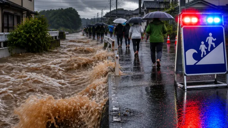 千葉県北西部に＜レベル3＞大雨警報 市民に早めの避難警戒を呼び掛け