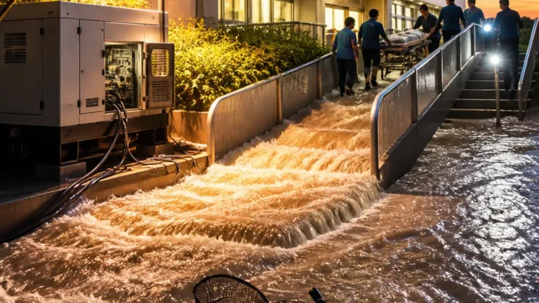 地下浸水で病院が機能停止 千葉市の被災続く