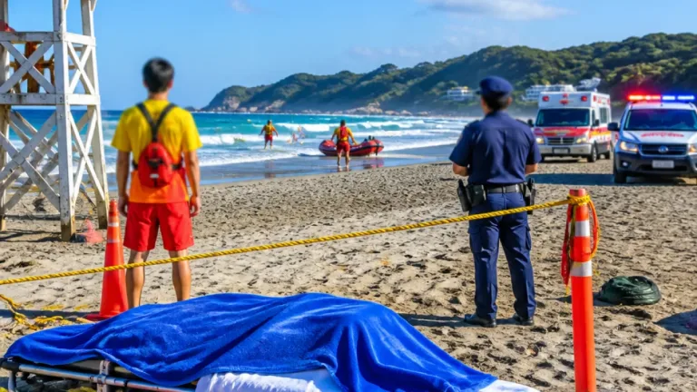 南房総・根本海水浴場で男性2人溺れる、うち1人は意識不明で搬送