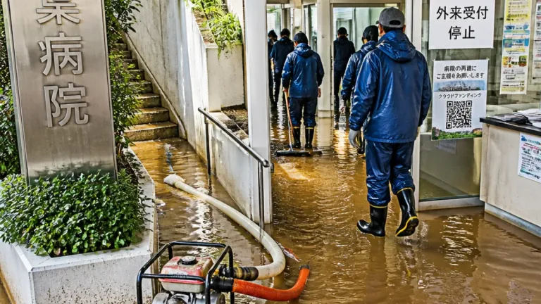 千葉・山王病院が豪雨で全館診療停止 復旧へ支援募る
