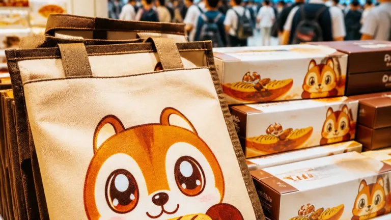 東京土産に新作 ちいかわ×東京ばな奈エコバッグセット発売