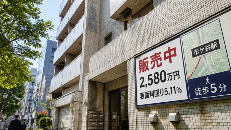 千代田区九段南の区分マンション、利回り5.11％で売り出し中