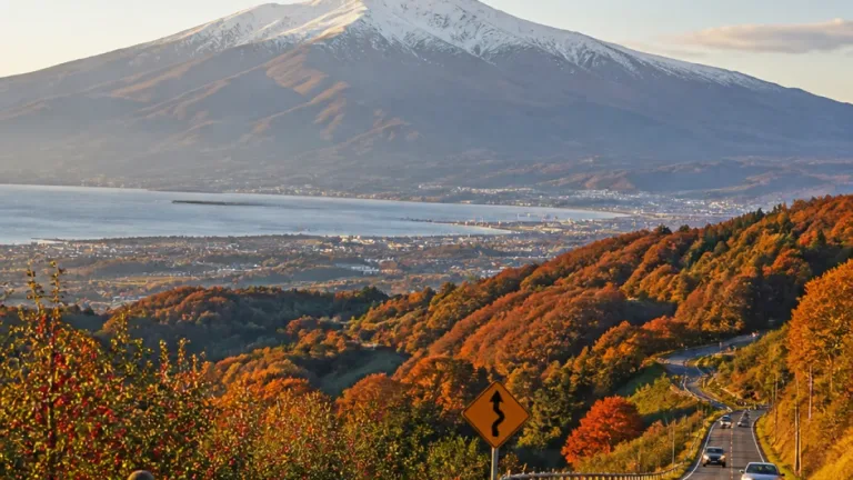鳥海山で初冠雪、平年より11日遅れ