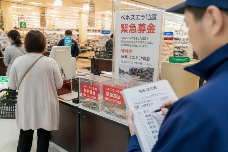 コープかがわがベネズエラ地震の緊急募金を開始、県内店舗と宅配で支援呼び掛け