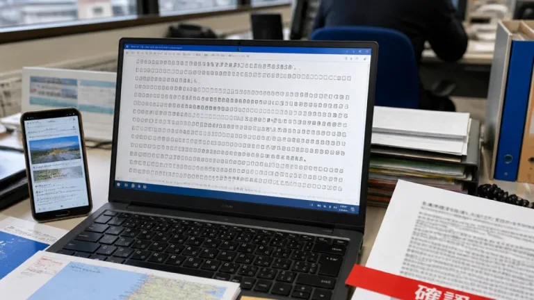 提供資料が文字化けで判読不能、正確な情報確認が急務