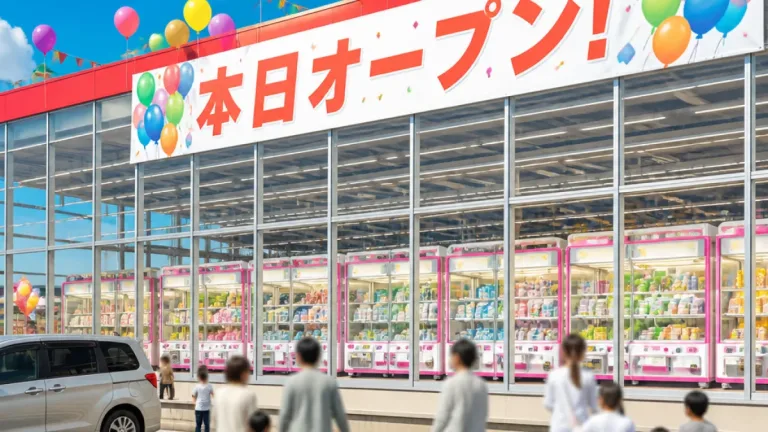 日用品を景品にする新形態「クレーンマート」愛知一宮店が開業