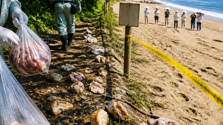 大山周辺と白兎海岸で食パン約39キロが不法投棄 社会的影響広がる