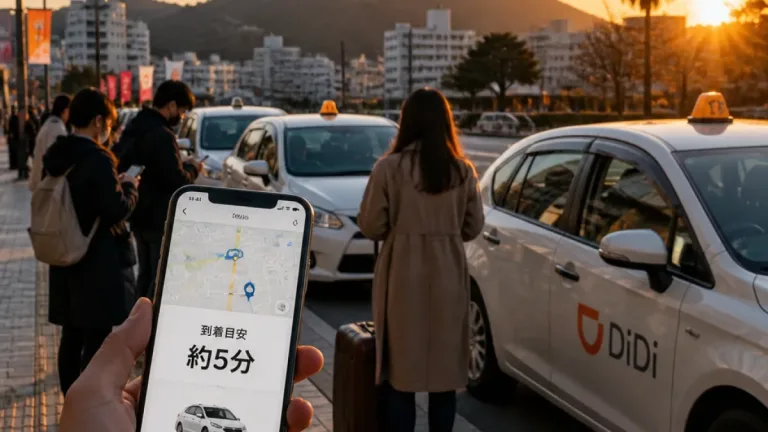 配車アプリ「DiDi」が徳島でサービス開始、タクシー利用の選択肢が拡大