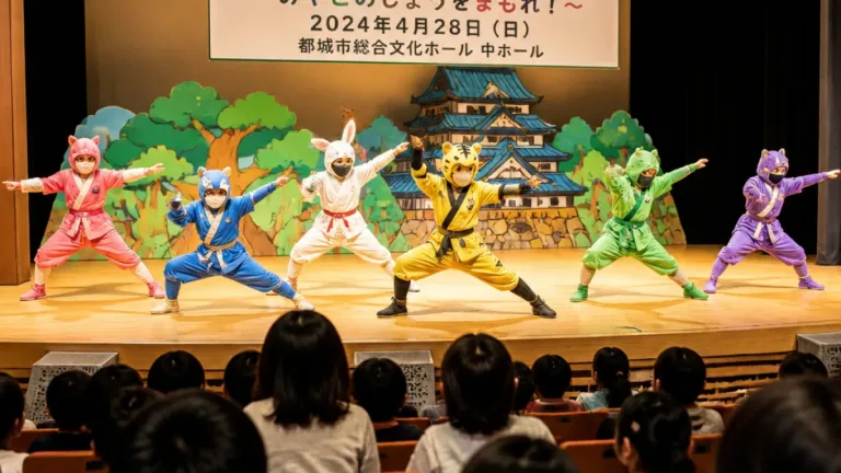 子ども向け舞台「どうぶつ忍者学校」都城で公演、応募は8月9日まで