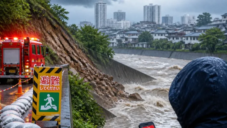 北海道日本海側に再び警報級大雨の恐れ、土砂災害に警戒を