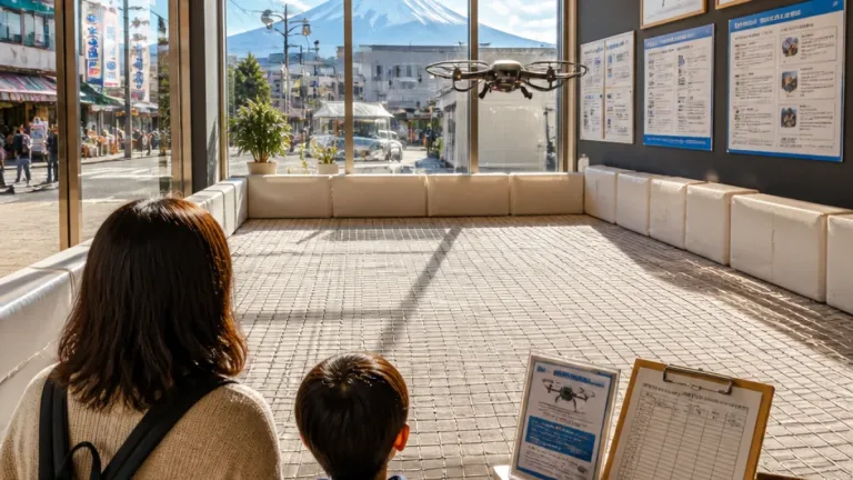 市街地の空き店舗にドローン専用スタジオ 子どもの体験機会として開設